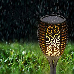 Set 8 x Lampa solara tip torta cu efect flacara