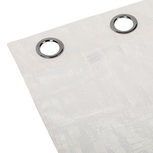 Set 2 perdele decorative, Alb cu ape, 140 x 260 cm