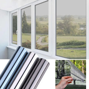 Autocolant geamuri interioare, protectie UV, 45 x 100 cm