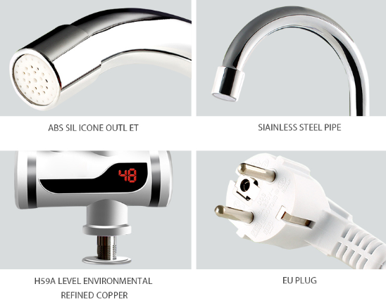 Robinet instant electric incalzire apa. Afisaj digital temperatura