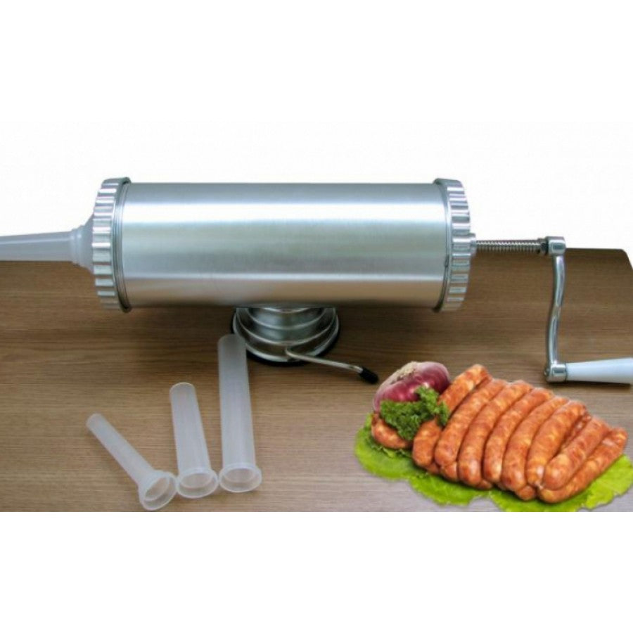 Masina din inox de umplut carnati - capacitate 2.5 kg