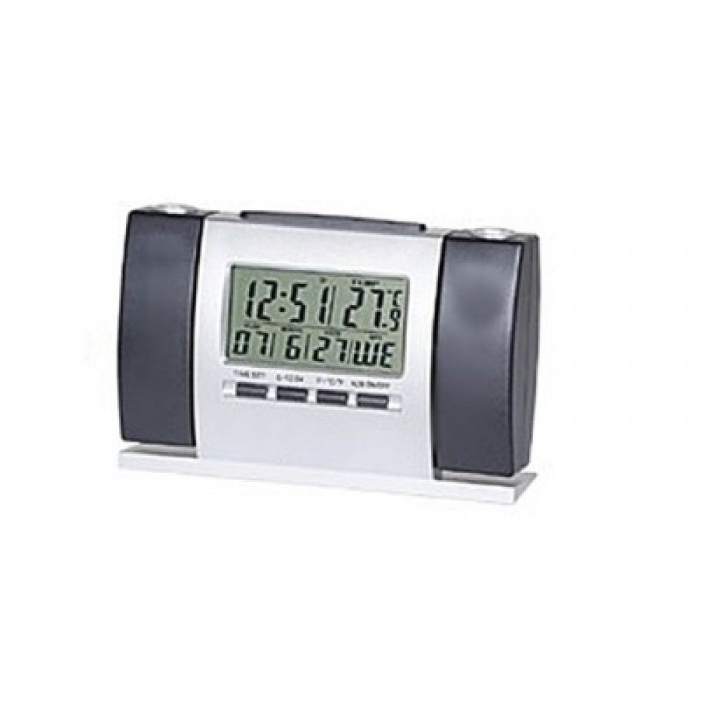 Ceas electronic de birou, proiectie pe perete, alarma, afisaj temperatura