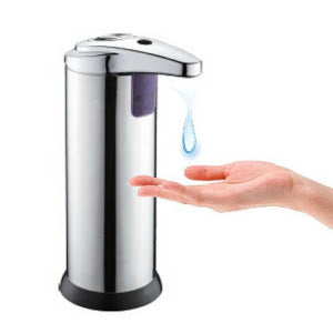 Dozator din inox de sapun cu senzor infrarosu