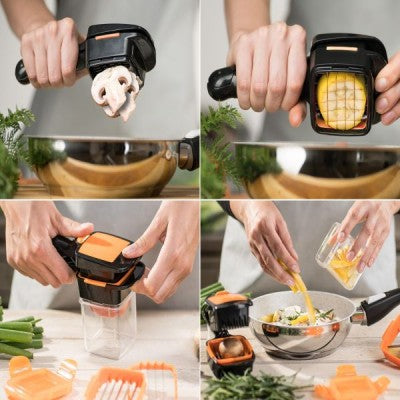 Feliator de fructe si legume, Quick Nicer Dicer, face cubulete si marunteste