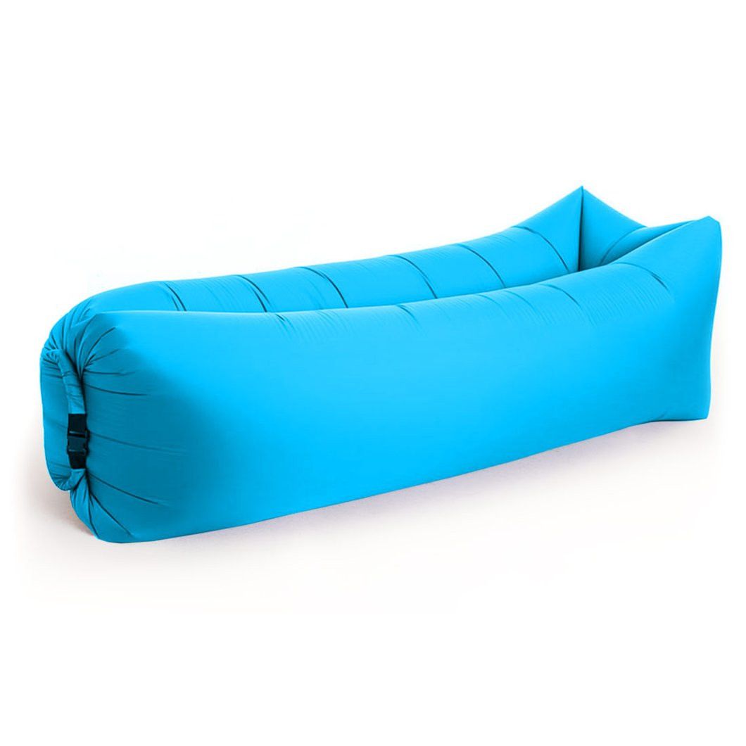 Saltea gonflabila LazyBag, albastra 240x70cm