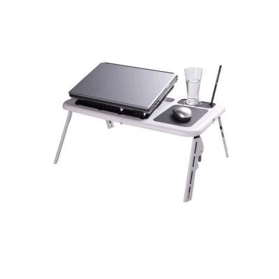 E-Table: cooler laptop cu USB si masuta reglabila