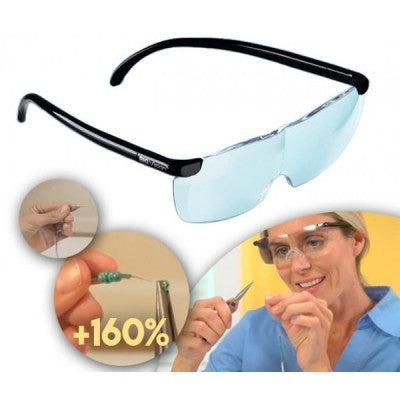 Big Vision- ochelari cu lupa integrata in lentila, marire 20x, model unisex