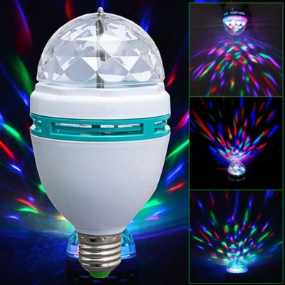 Bec Rotativ Multicolor cu LED