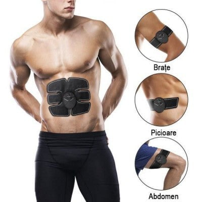 Kit centura electrostimulare EMS, trei piese, CR7
