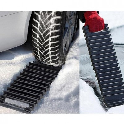 Set 2 talpi auto antiderapante tip senile, si cu rol de racleta pentru gheata