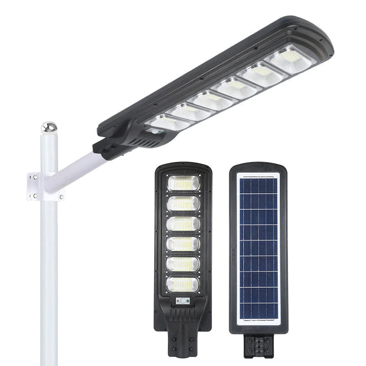 Lampa solara stradala 300W ,picior metalic+telecomanda