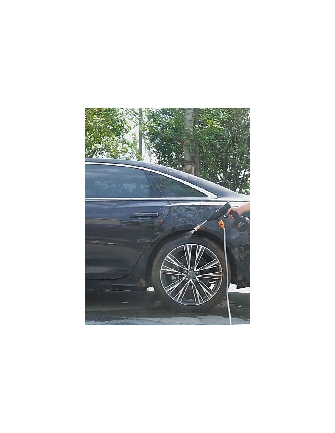 Aparat de spalat cu presiune mobil cu 2 acumulatori 8L/min