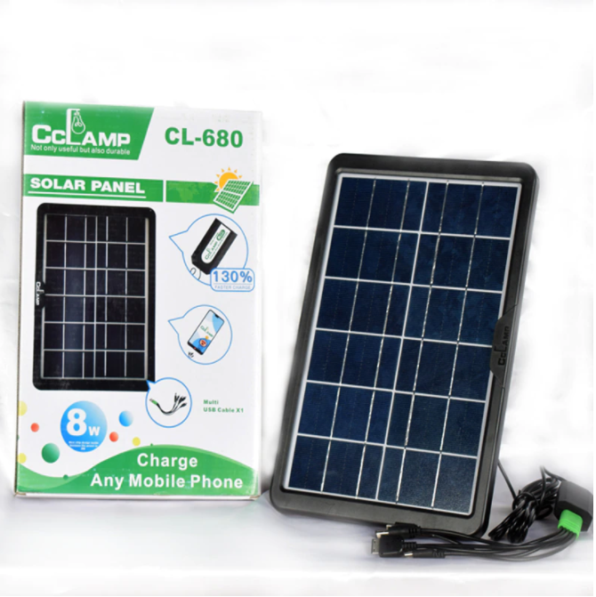 Panou solar portabil 8W cu functie de incarcare telefon