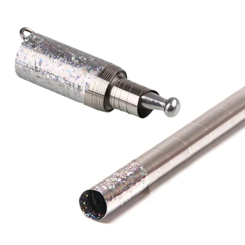 Bagheta magica profesionala, pliabila din inox, cu dimensiunea de 1.1m