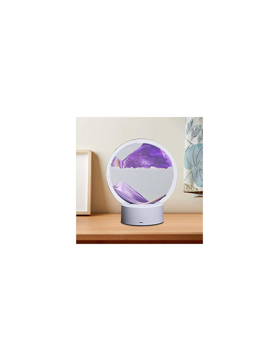 Lampa decorativa tip clepsidra, nisipuri miscatoare