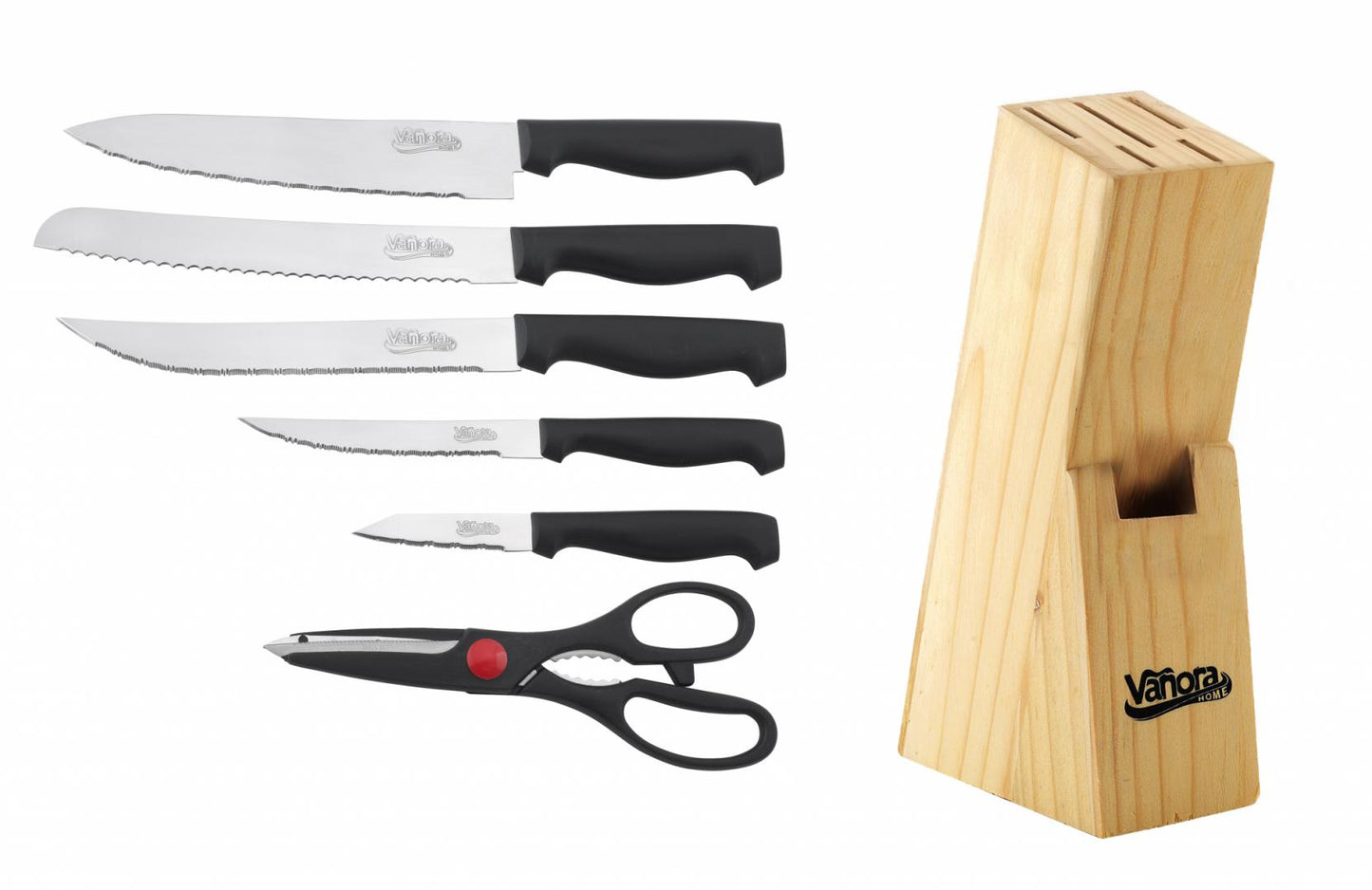 Set Cutite Bucatarie 7 Piese, Forest, Vanora Home