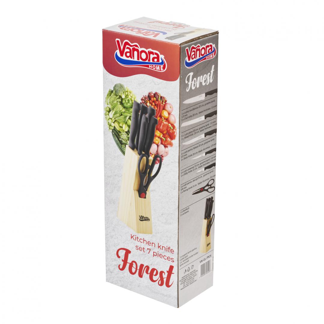 Set Cutite Bucatarie 7 Piese, Forest, Vanora Home