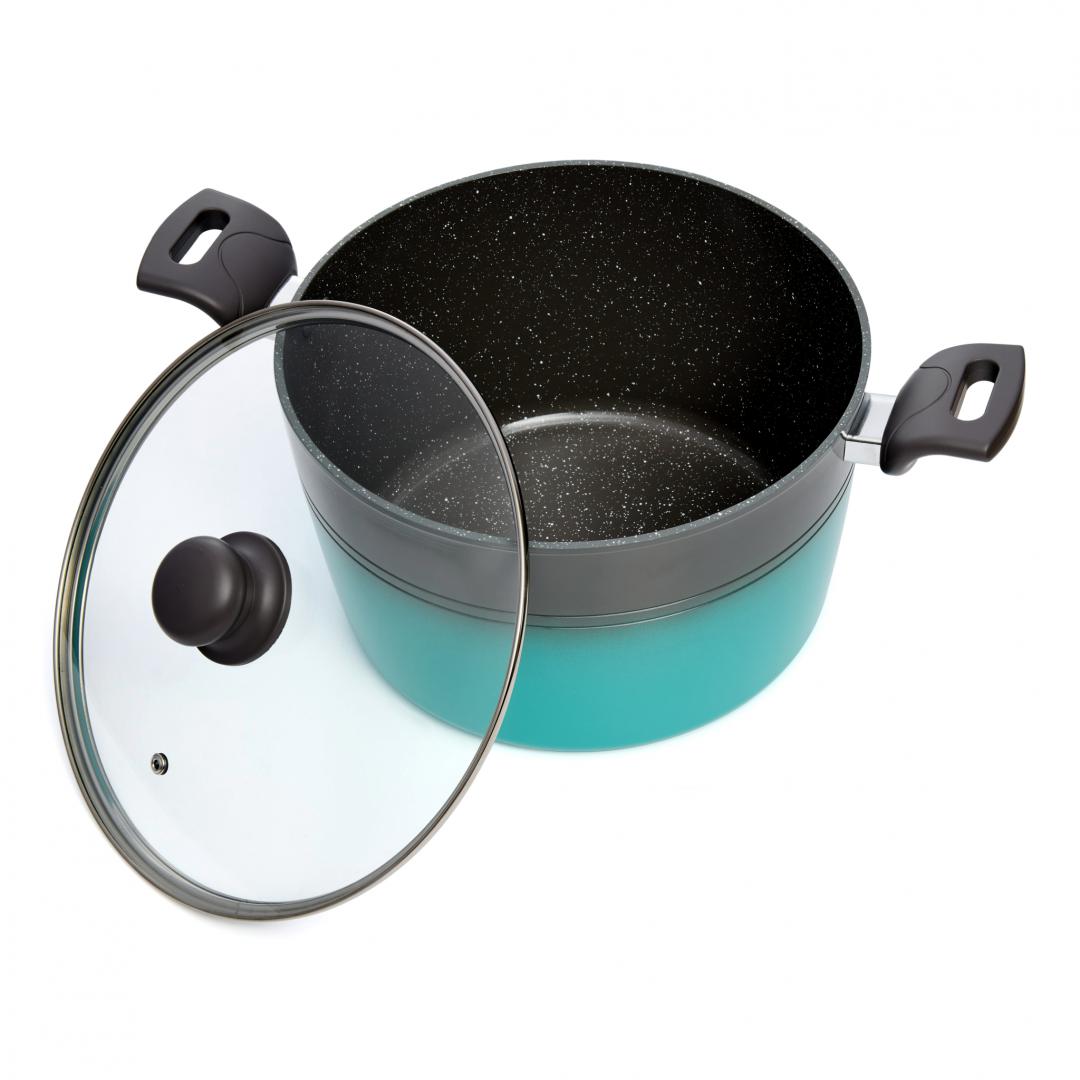 Set Gatit 7 Piese Aluminiu, Green Cook, Cooking By Heinner