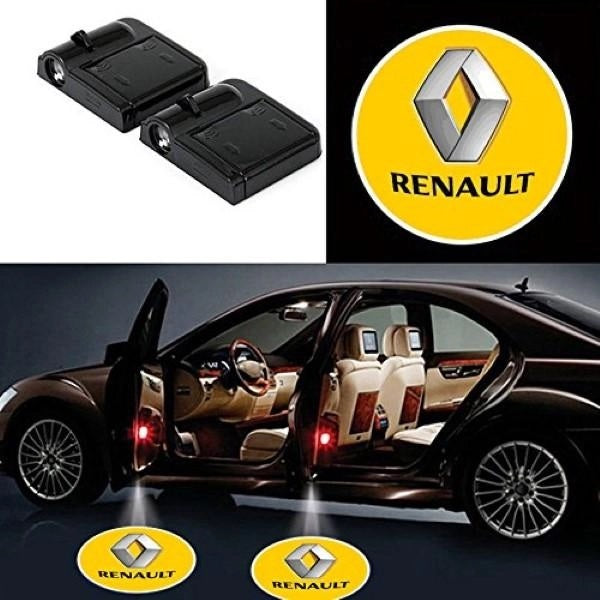 Set 2 holograme LED cu logo pentru portiere