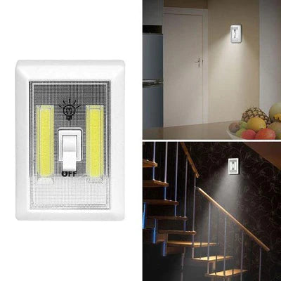 Set 3 x Intrerupator fara fir cu LED, 3 modalitati de montare