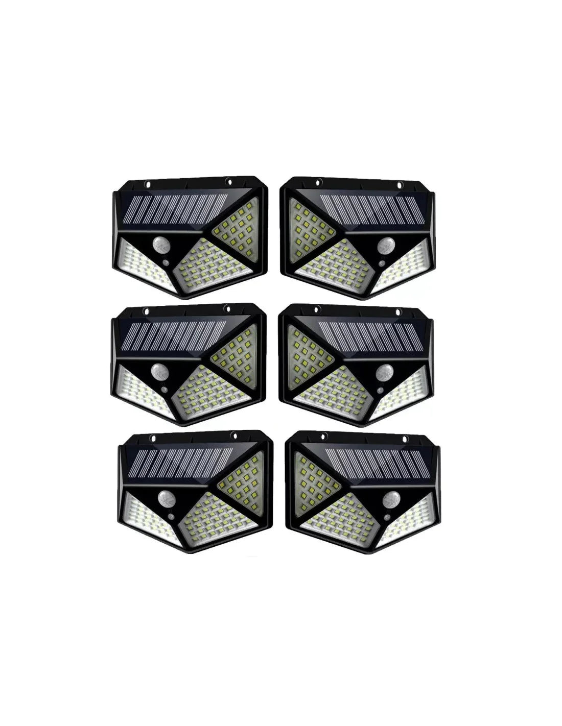 Set 5 Lampi Solare 100 Led-Uri, 3 Moduri De Functionare