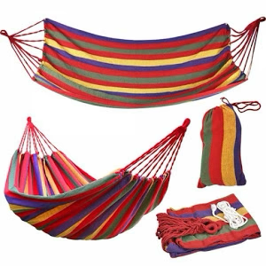 Pachet pentru vara: Hamac multicolor bumbac 180 x 80 cm +  Piscina gonflabila dreptunghiulara, 200x150x50cm + Boxa portabila MG-2 bluetooth CADOU