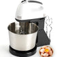 Mixer cu bol 380 W, 7 viteze, 2 teluri, 2 spirale