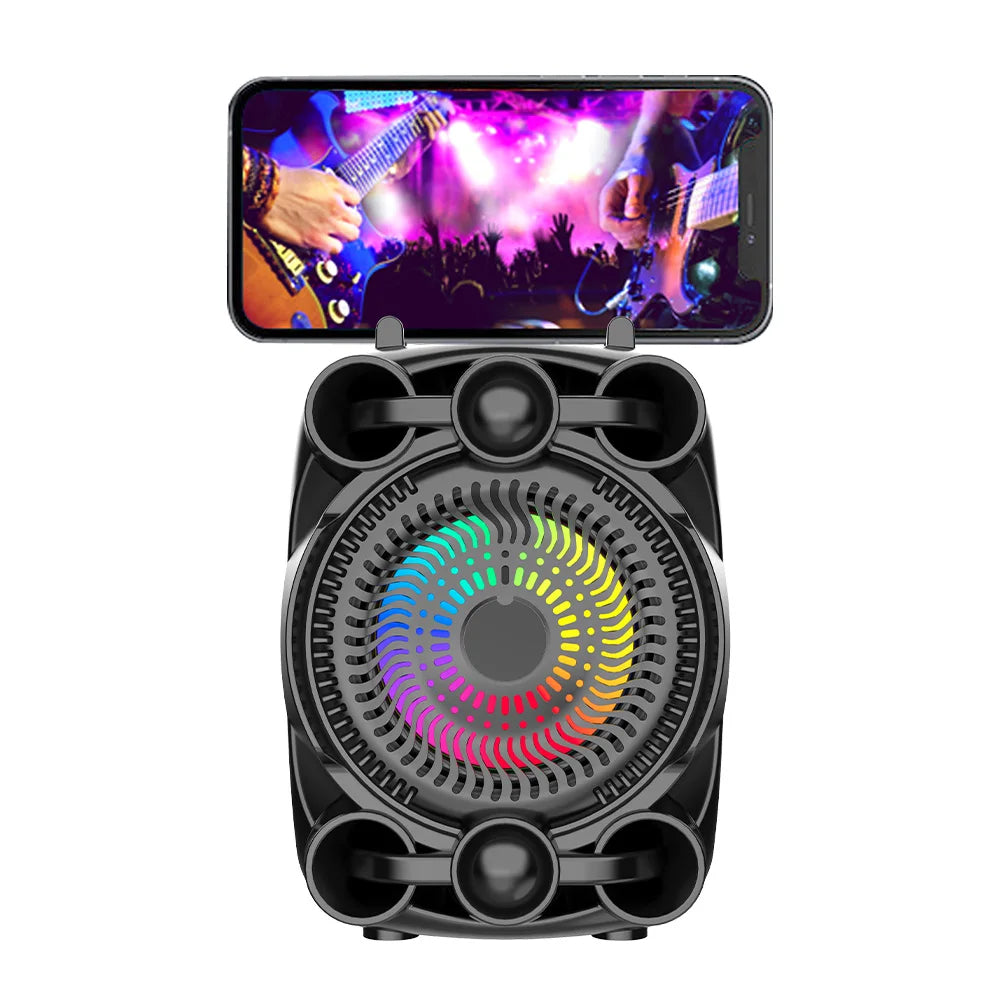 Boxă Bluetooth cu Sunet Stereo și Lumini RGB