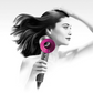 Set uscator de par, clasic, 3 trepte temperatura, roz, 5 duze inlocuibile