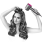 Set uscator de par, clasic, 3 trepte temperatura, roz, 5 duze inlocuibile