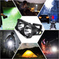 Lanterna proiector led, multifunctionala, reincarcabila, cu power bank, Q-LED5123, culoare negru