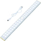 Set 2 x Lampa led 30 cm cu senzor de miscare, suport magnetic, reincarcare prin USB, portabila, lumina rece