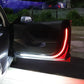 Set 2 benzi flexibile de avertizare cu lumina LED pentru usa auto, 120cm, 12v