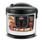 Oală Multifuncțională 6L, 900W, 12 programe - Prăjire, Tocăniță, Abur, Fierbere - Control Digital, Vas Ceramic