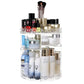 Organizator rotativ pentru cosmetice si bijuterii, UBX, plastic, 28x21.5 cm, transparent