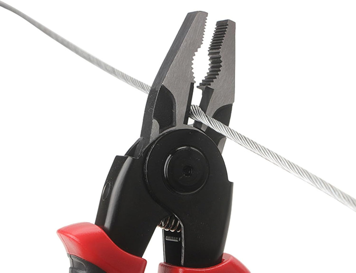 Set 5 in 1 Patent Multifunctional din Otel, Cleste, Foarfeca, Taietor Cabluri, Sertizare, Dezipare, Maner Anti-Curentare