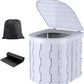 Toaletă portabilă pliabilă - WC mobil, pișoar, pentru camping, rulote, pescari, cabane, bătrâni sau persoane cu dizabilități