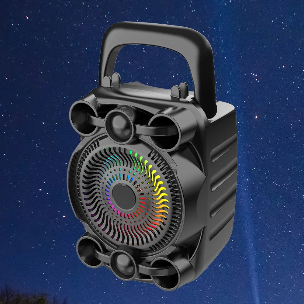 Boxă Bluetooth cu Sunet Stereo și Lumini RGB