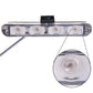 Lumini avertizare LED pentru grila, functii stroboscop, 36W, 12V, Rosu/albastru