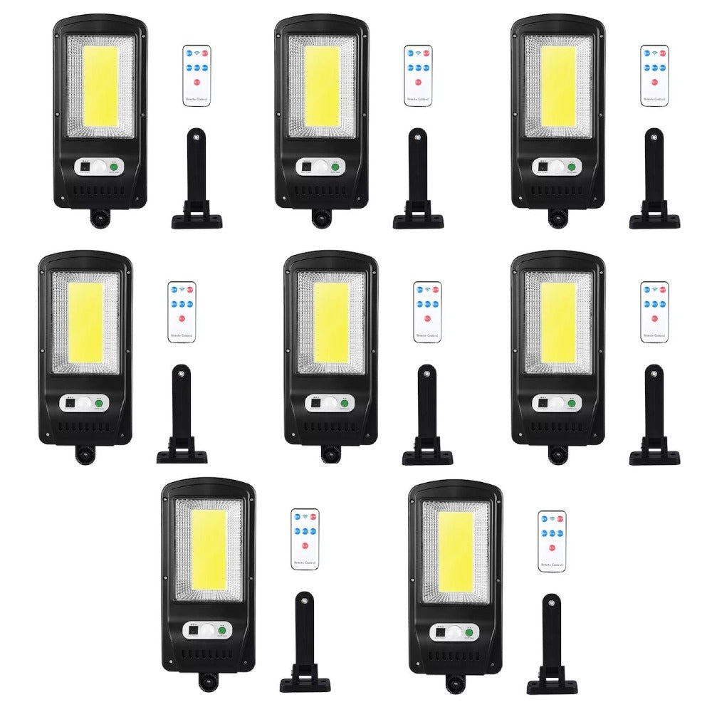 Set 8 lampi tip stradal 30 W -Telecomanda si senzor miscare