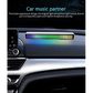 Bara RGB 32 leduri sincronizare muzicala 18 culori (bara de ritm) ACUMULATOR + USB C