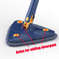 Mop inovativ CleanMaster, de mana, reglabil, rotire 360, triunghi, albastru