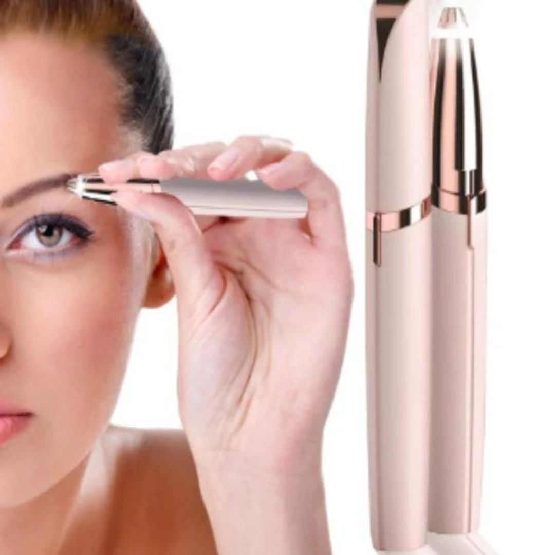 Pachet pentru infrumusetare: Pila electrica pentru calcaie + Epilator reincarcabil pentru femei, cu tehnologie Sensa Light + Epilator sprancene Flawless Brows CADOU