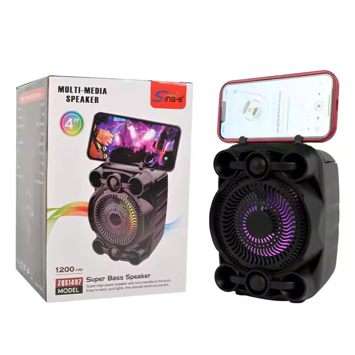 Boxă Bluetooth cu Sunet Stereo și Lumini RGB