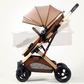 Carucior 2in1 - Pliabil cu un singur buton - Model de lux