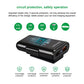 Incarcator auto, BOMSTOM,, 4 Porturi USB, Fast charge, Lungime cablu 1.7m, Negru