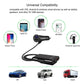 Incarcator auto, BOMSTOM,, 4 Porturi USB, Fast charge, Lungime cablu 1.7m, Negru