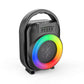 Boxa portabila Sing-E ZQS1445, Putere 8W, Lumini Led RGB, Suport microfon, Suport Card SD, Incarcare rapida, Negru