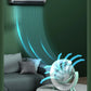 Mini ventilator de birou rotund cu LED RGB