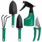 Set Trusa Cu Unelte De Gradina, 10 Accesorii Pentru Gradinarit